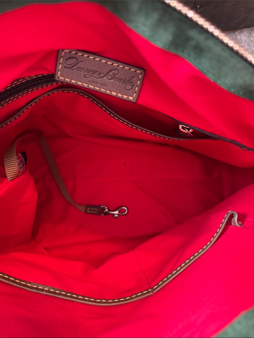Dooney & Bourke Florentine Clayton in Elephant with strap - Picture 14 of 16